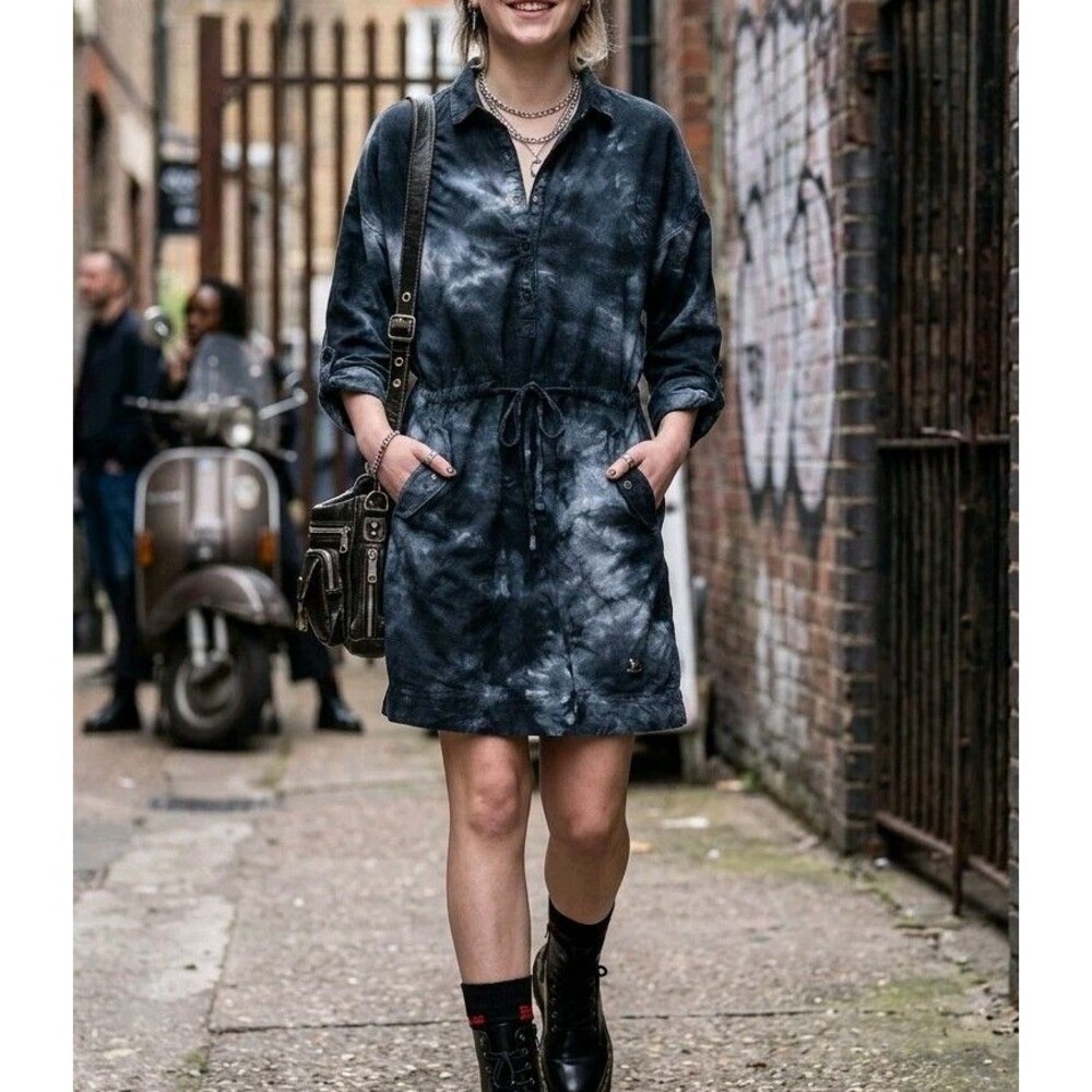 Dr Martens Doc Martens Tie Dye Acid Wash Dress - XS